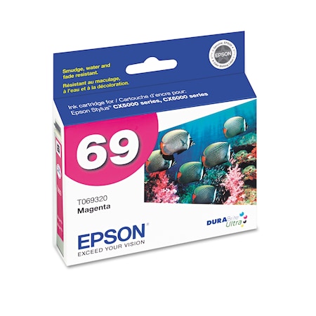 Epson T069320-S (69) DURABrite Ink, Magenta T069320-S